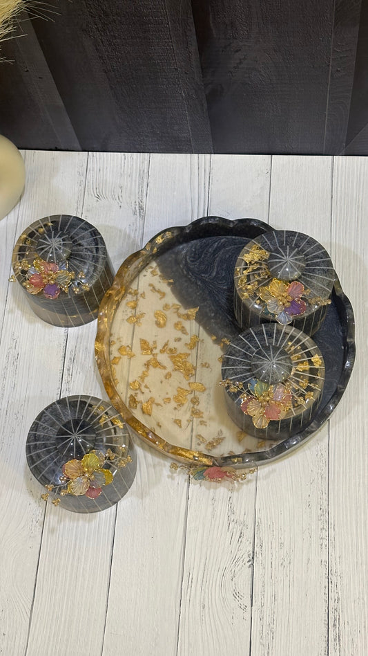 Dual Shade Dry Fruit Organiser