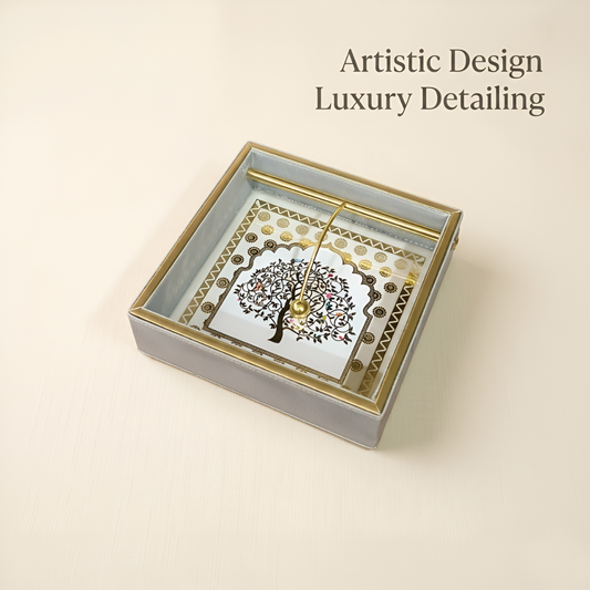 Royal Heritage Premium Tissue Holder with Metal Detailing - Style 3