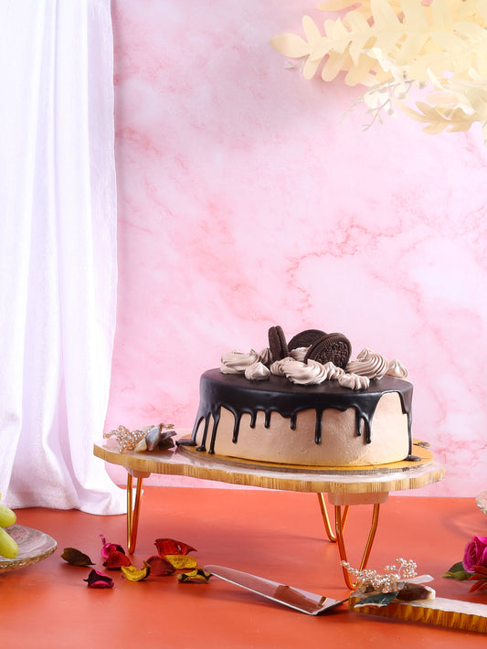 Resin Cake Stand with Spatula
