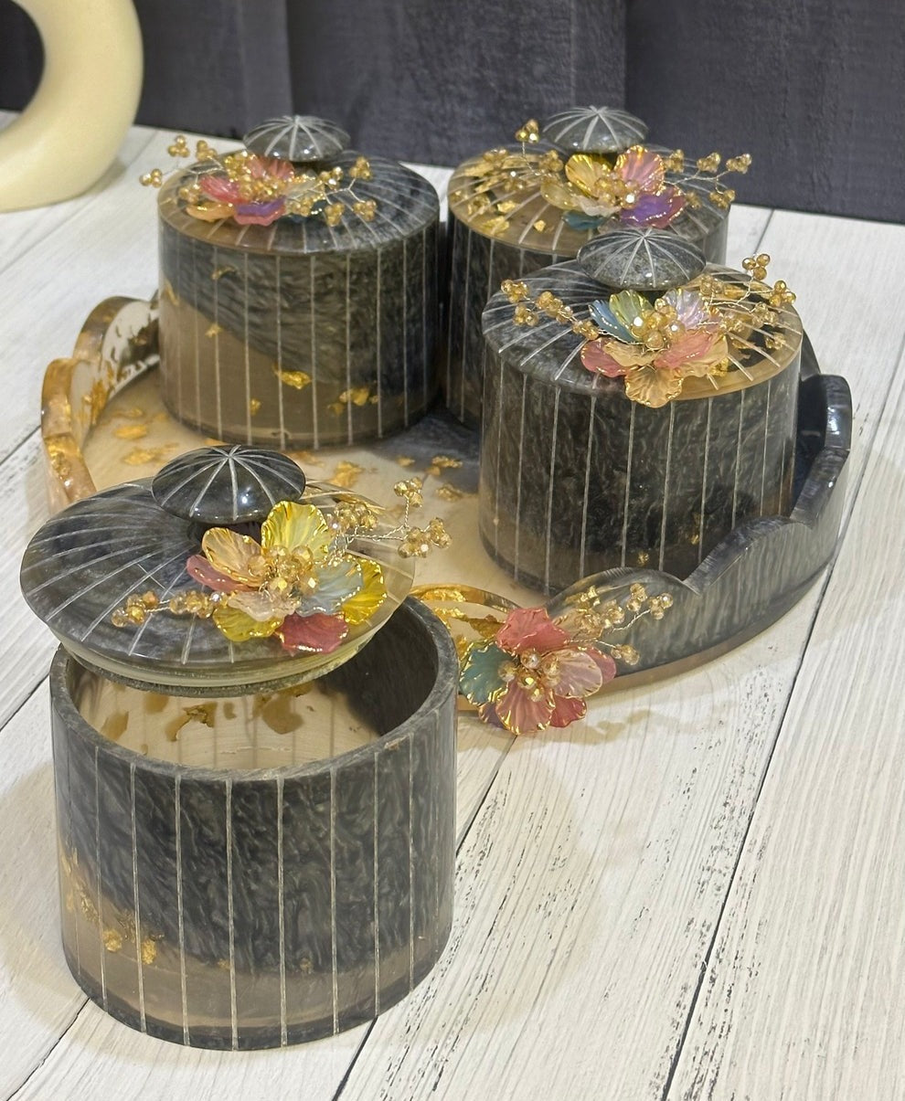 Dual Shade Dry Fruit Organiser