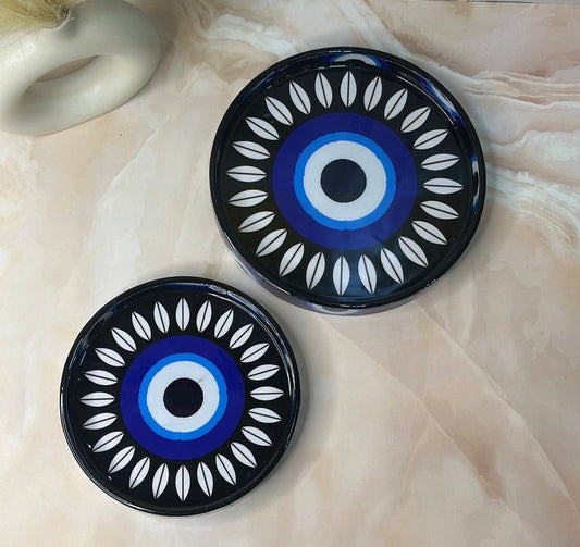 Round Serving Tray Set of 2