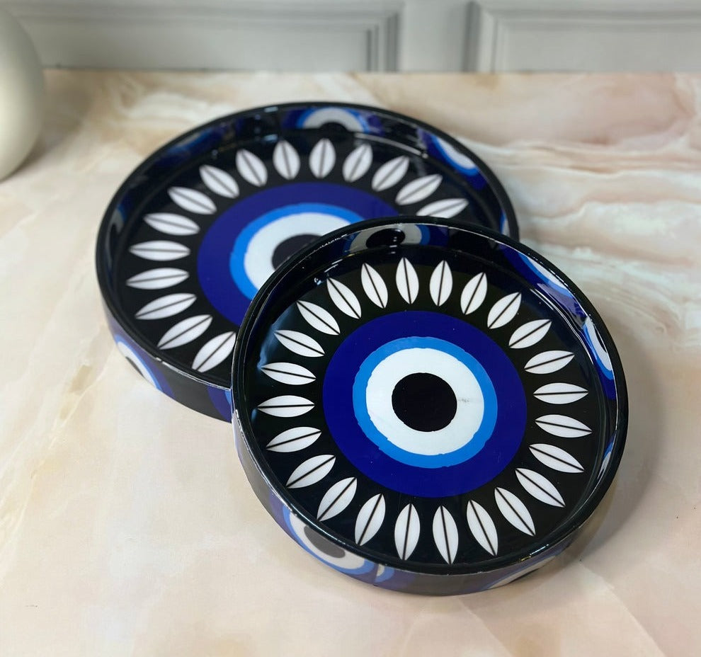 Round Serving Tray Set of 2