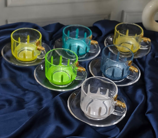 Resin-Designed Cup Set with Soccer Plate