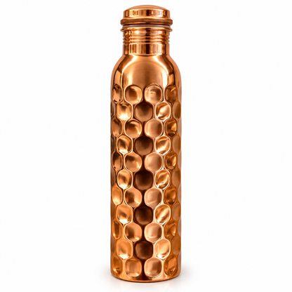Hammered Copper Water Bottle – 950 ml