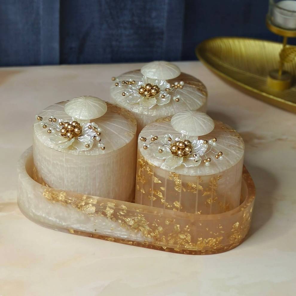 3 Jar Organiser