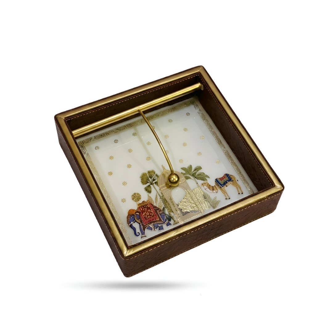 Royal Heritage Premium Tissue Holder with Metal Detailing - Style 2