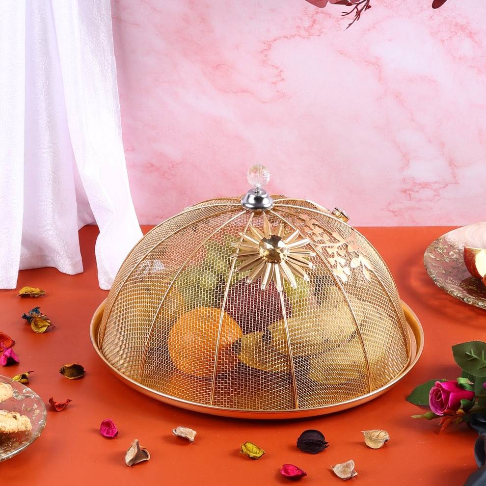 Golden Iron Fruit and Cake Net