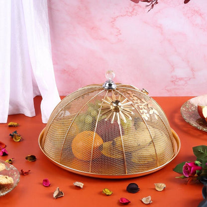 Golden Iron Fruit and Cake Net