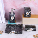 Ink Pattern Bathroom Three-piece Set Resin Bathroom Set