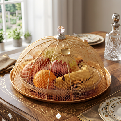 Golden Iron Fruit and Cake Net