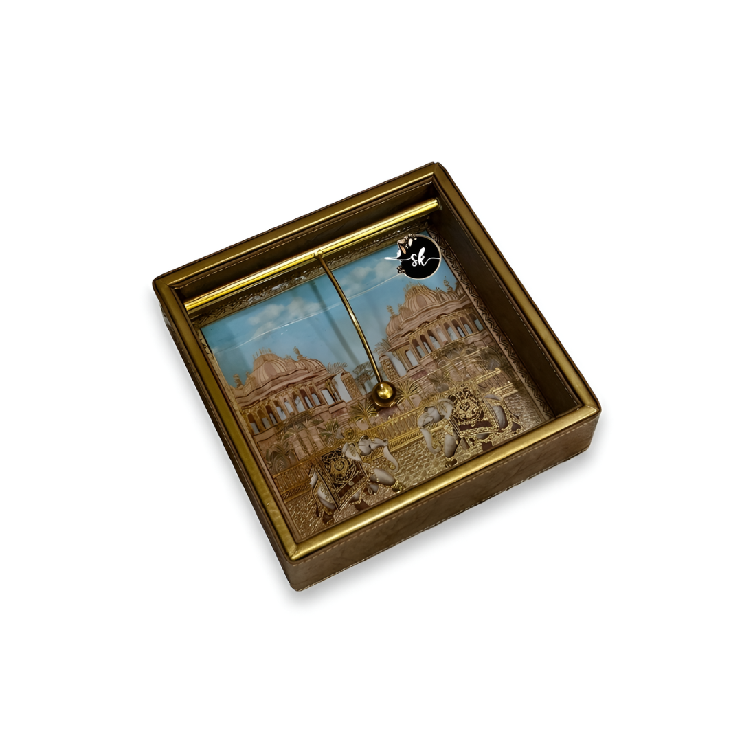 Royal Heritage Premium Tissue Holder with Metal Detailing - Style 5