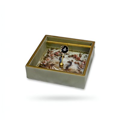 Royal Heritage Premium Tissue Holder with Metal Detailing - Style 6
