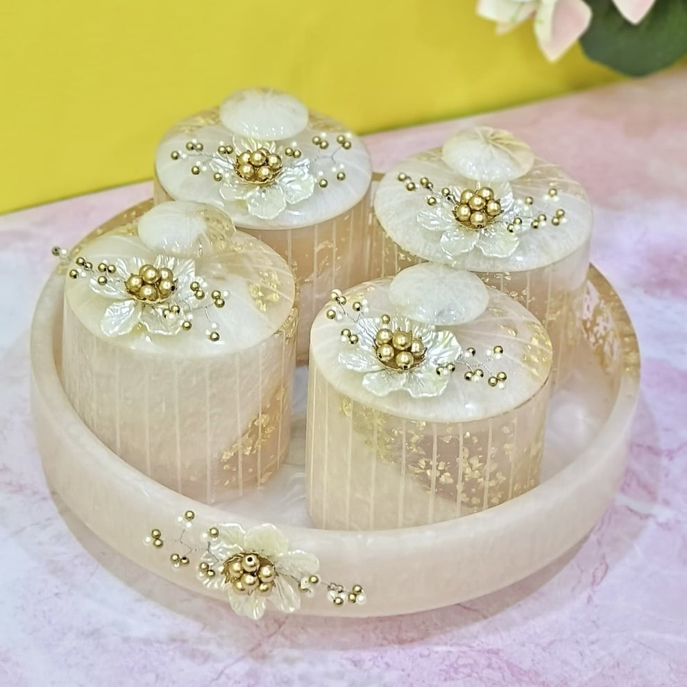 4 Jar Dry Fruit Organiser