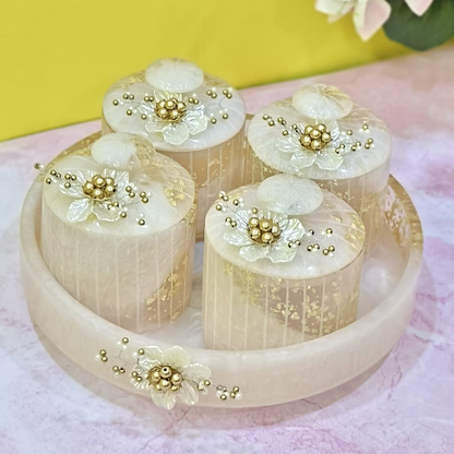 4 Jar Dry Fruit Organiser