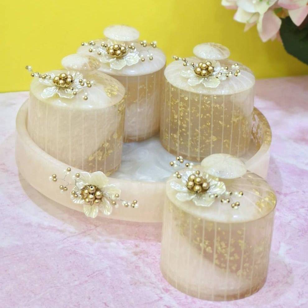 4 Jar Dry Fruit Organiser