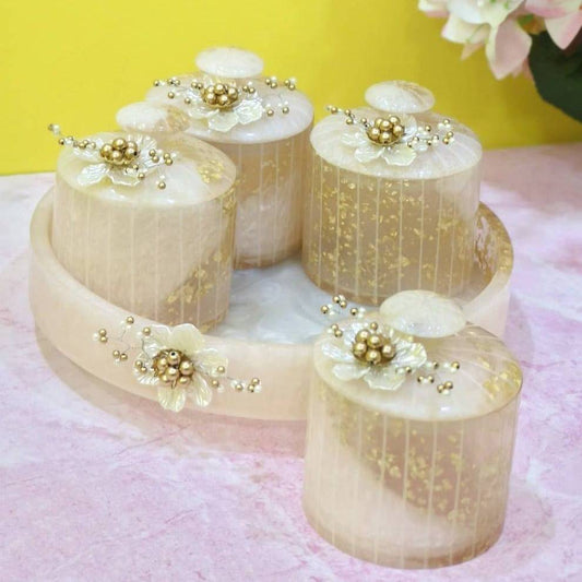 4 Jar Dry Fruit Organiser