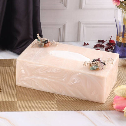Rectangular tissue box