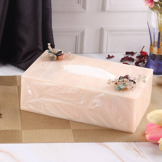 Rectangular tissue box