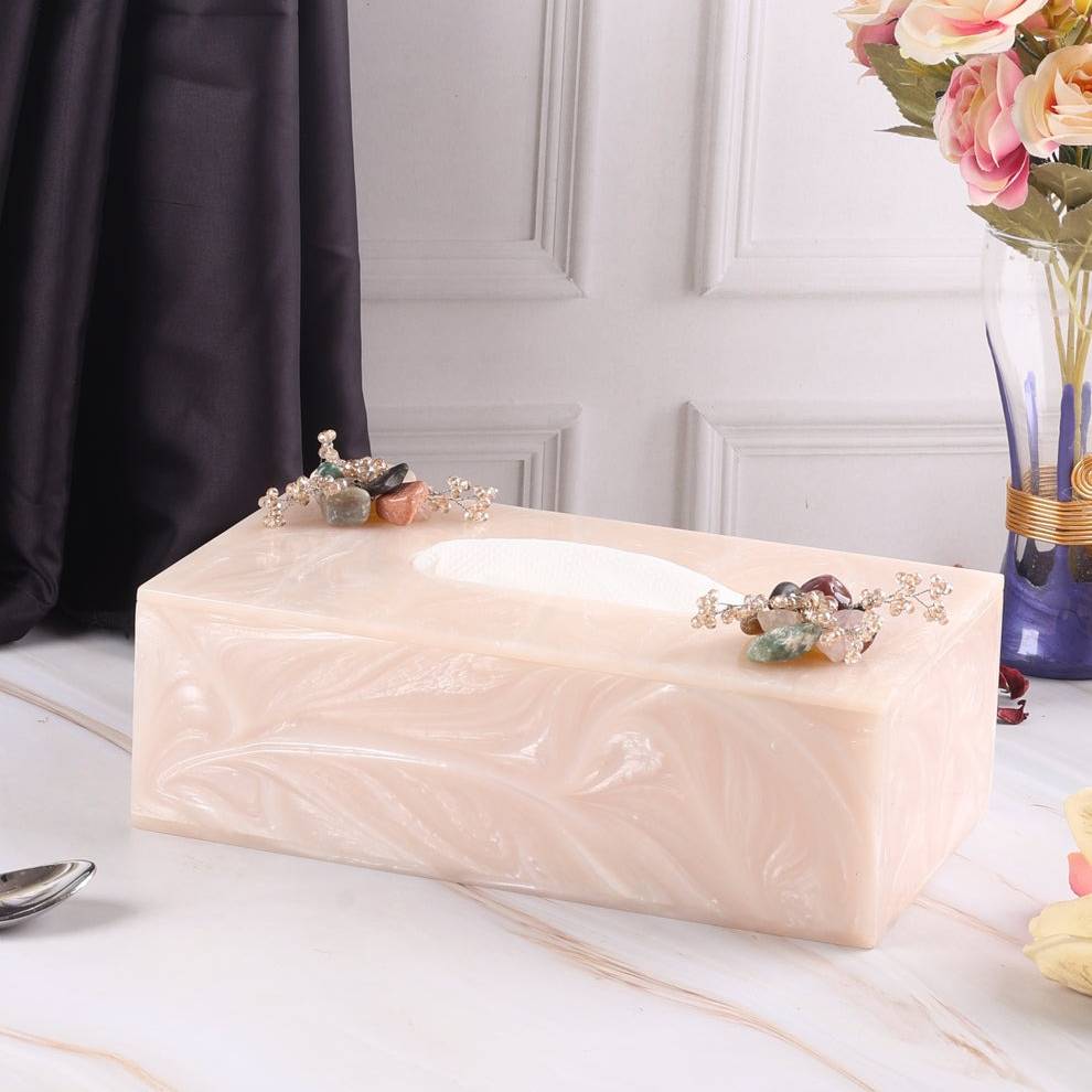 Rectangular tissue box
