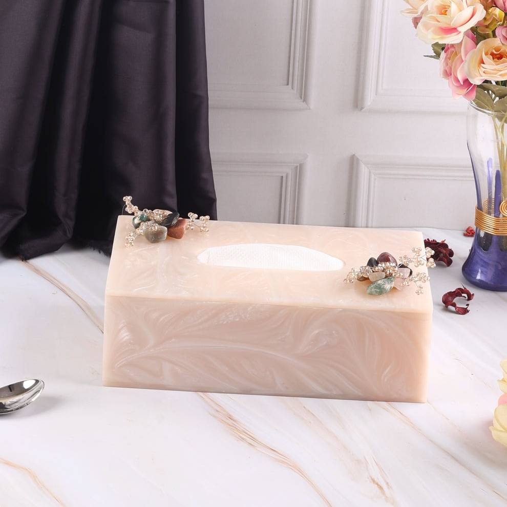Rectangular tissue box