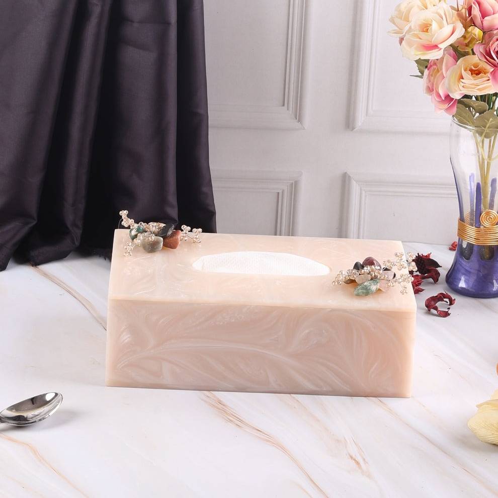 Rectangular tissue box