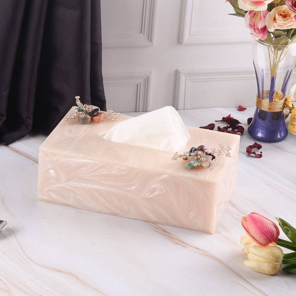Rectangular tissue box