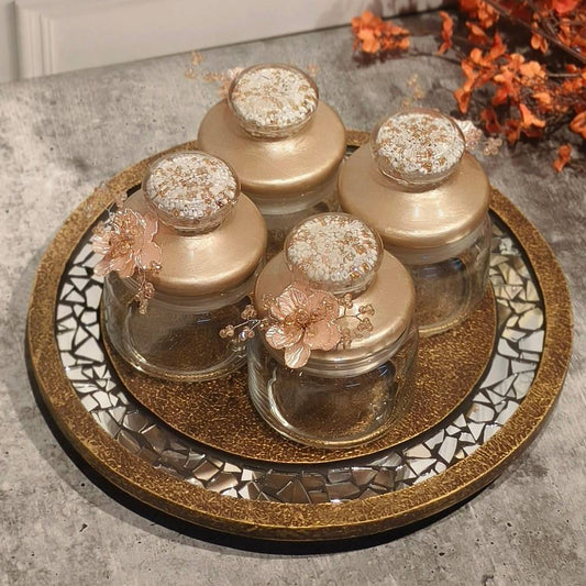 Revolving 4Jar Organiser