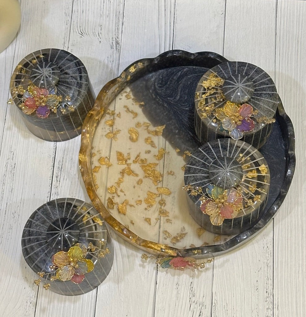 Dual Shade Dry Fruit Organiser