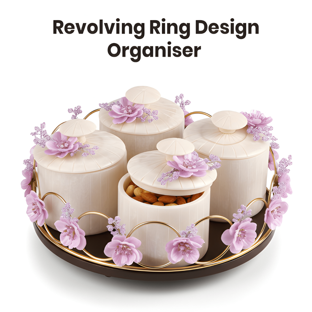 Revolving Ring Design Organiser | SajjaKreation