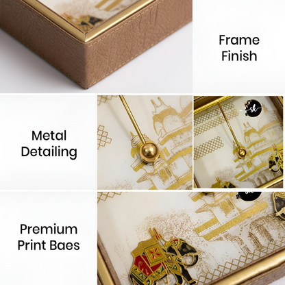 Royal Heritage Premium Tissue Holder with Metal Detailing - Style 1