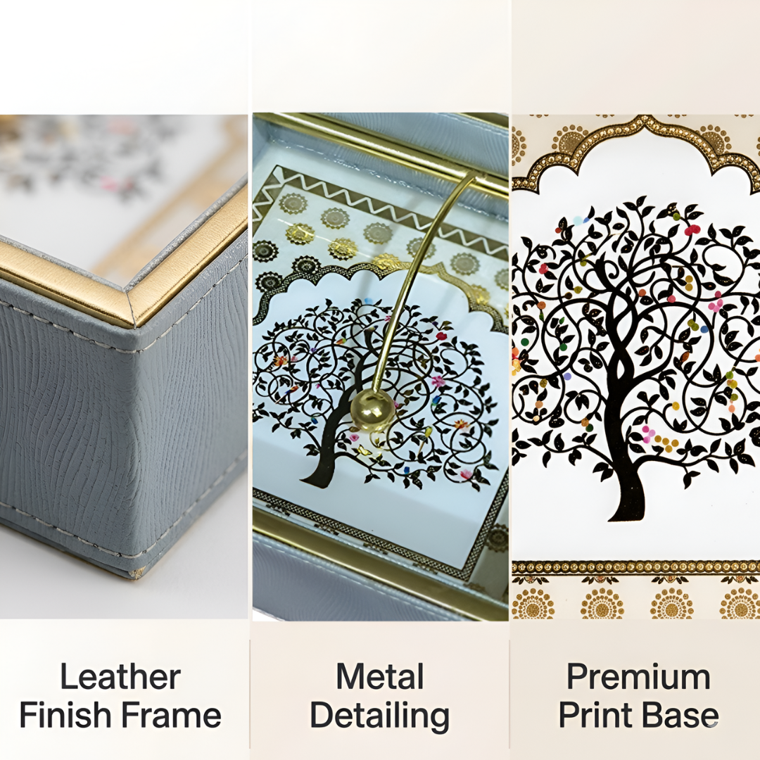 Royal Heritage Premium Tissue Holder with Metal Detailing - Style 3