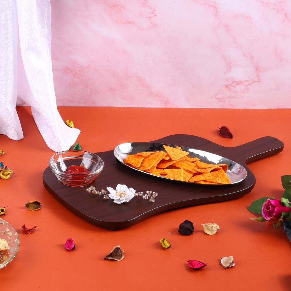 Solo Serve Platter and Snack Bowl Set