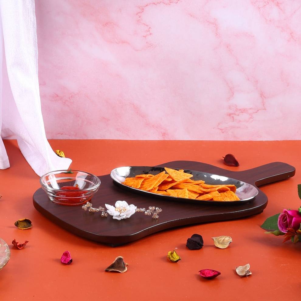 Solo Serve Platter and Snack Bowl Set