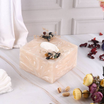 Square tissue box