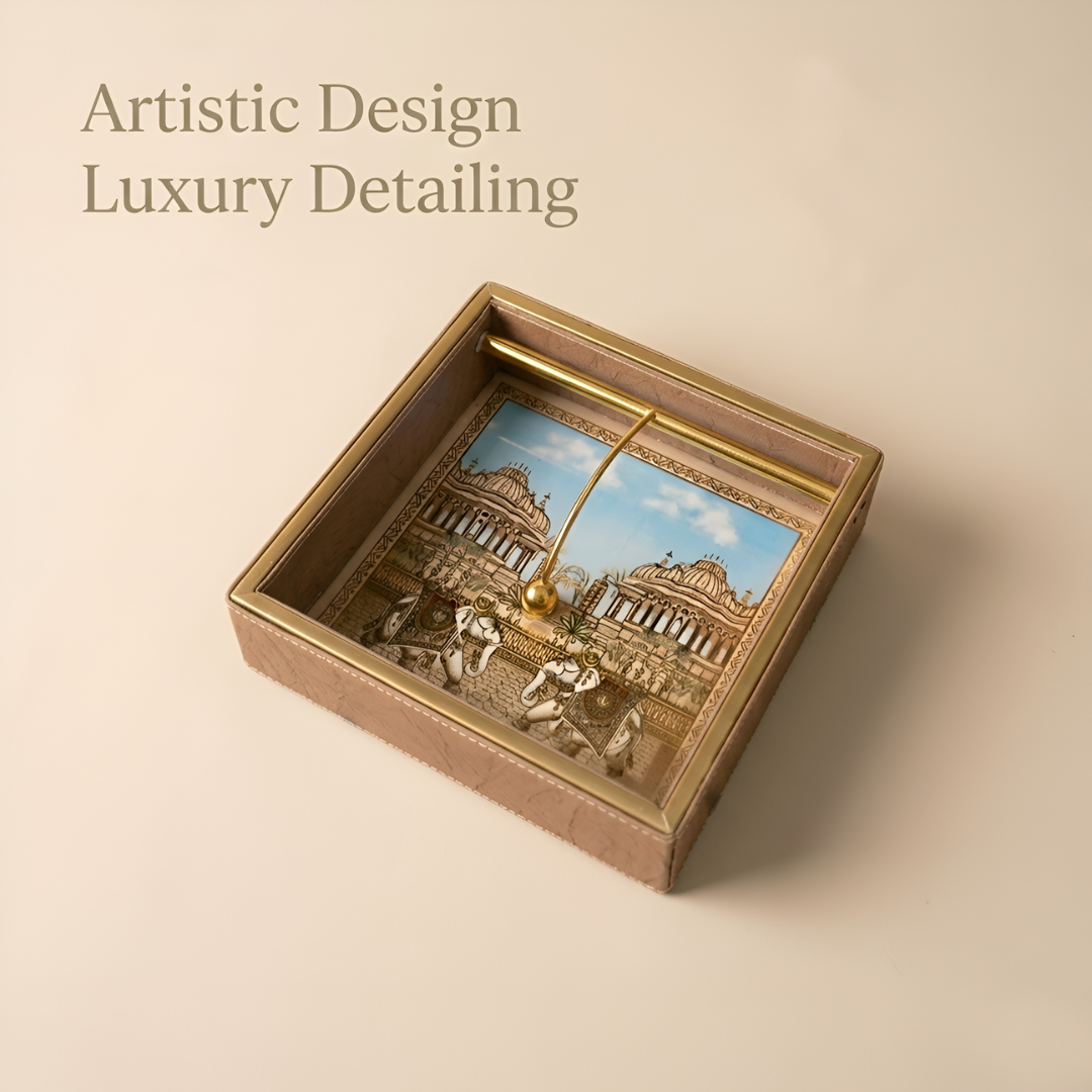 Royal Heritage Premium Tissue Holder with Metal Detailing - Style 10
