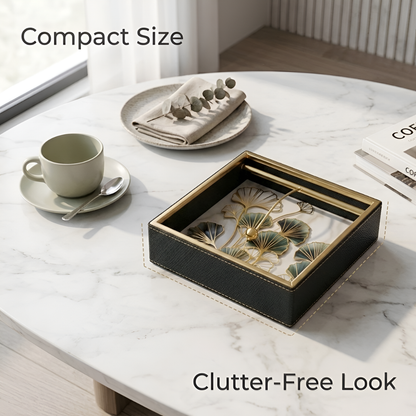Royal Heritage Premium Tissue Holder with Metal Detailing - Style 4