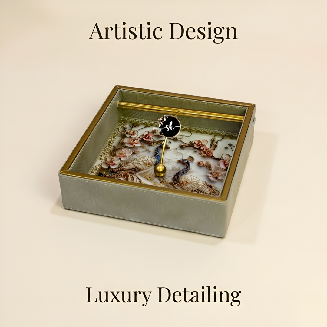 Royal Heritage Premium Tissue Holder with Metal Detailing - Style 6