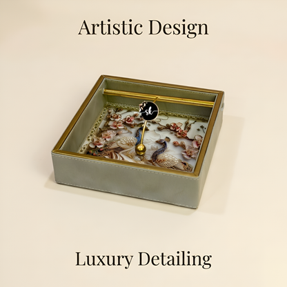 Royal Heritage Premium Tissue Holder with Metal Detailing - Style 6