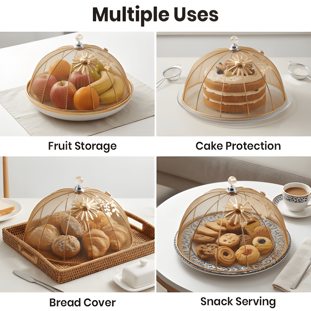 Golden Iron Fruit and Cake Net