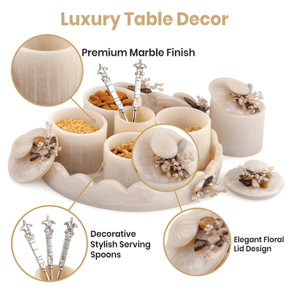 Revolving White Multi-purpose Organiser
