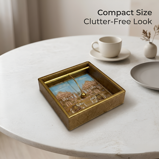 Royal Heritage Premium Tissue Holder with Metal Detailing - Style 5