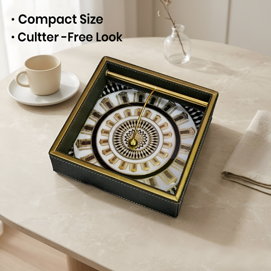 Royal Heritage Premium Tissue Holder with Metal Detailing - Style 8