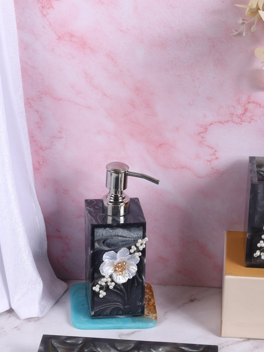 Ink Pattern Bathroom Three-piece Set Resin Bathroom Set