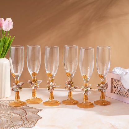 Champagne Glasses Set Of 6