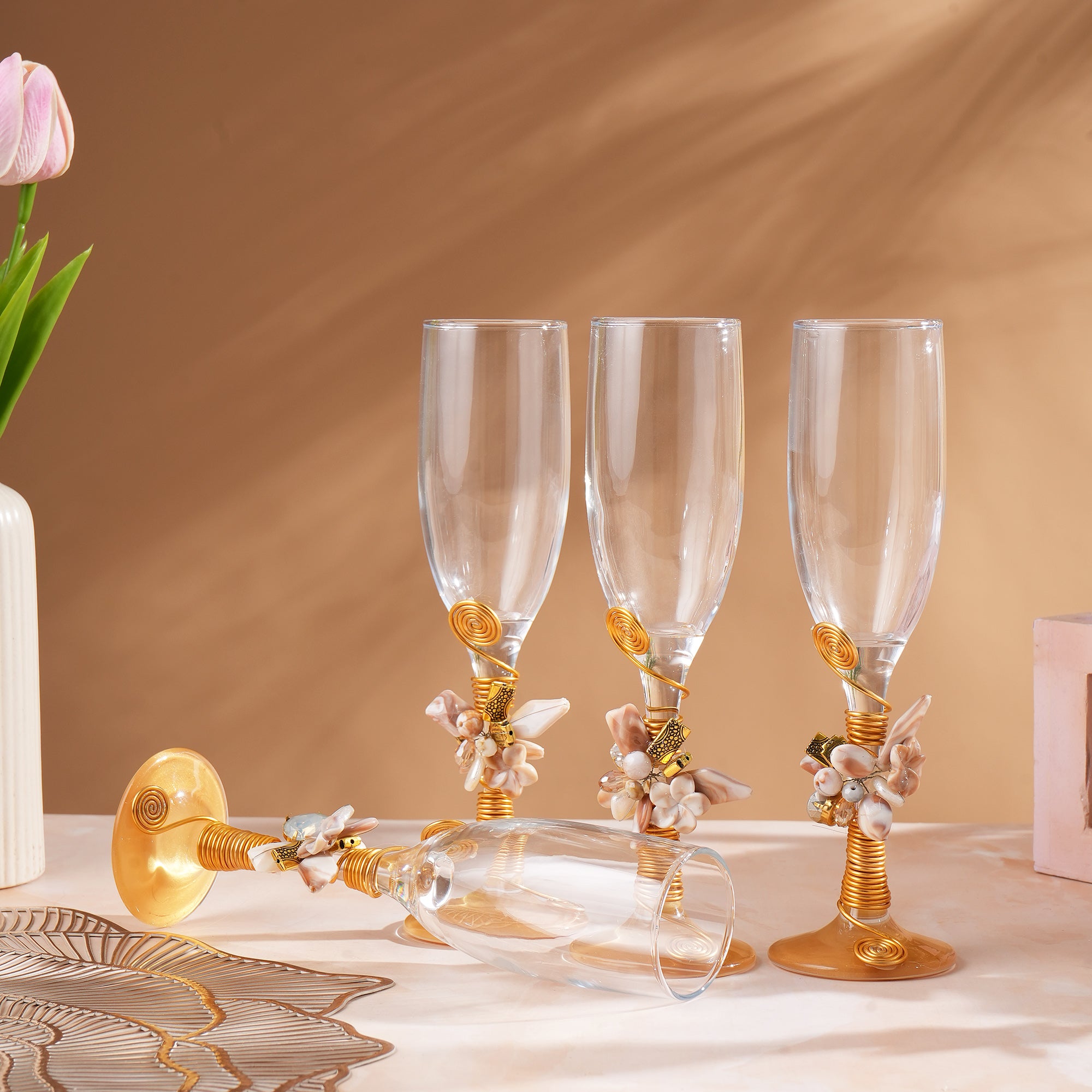Champagne Glasses Set Of 6 extra image