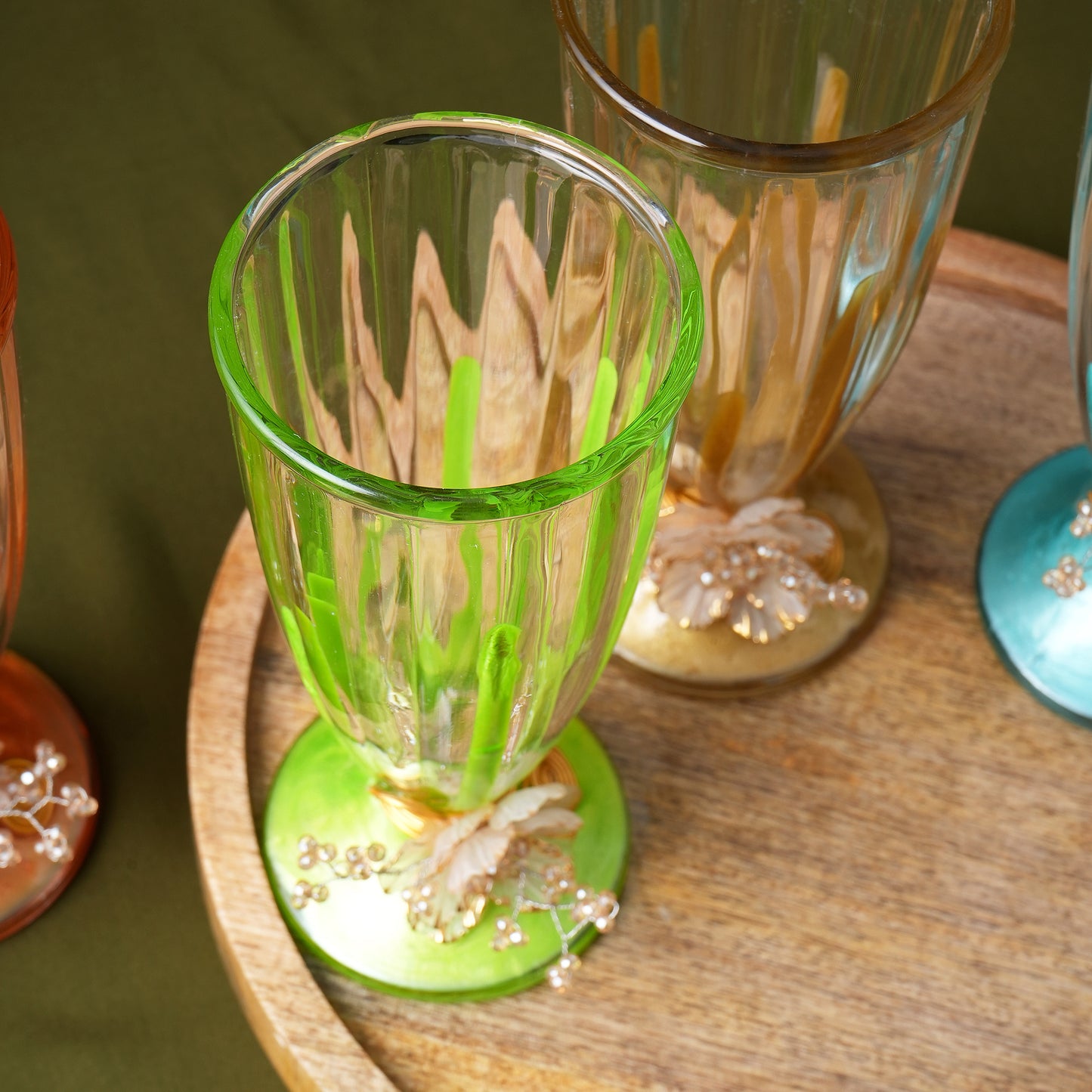 Handcrafted Designer Milkshake Glasses – Set of 6 (Premium Collection)