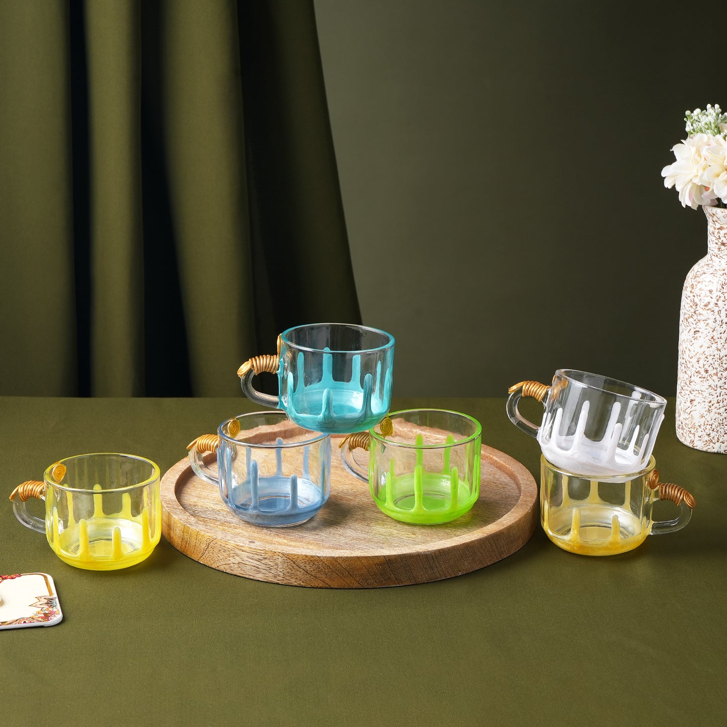 Tea Cups Multi Colour