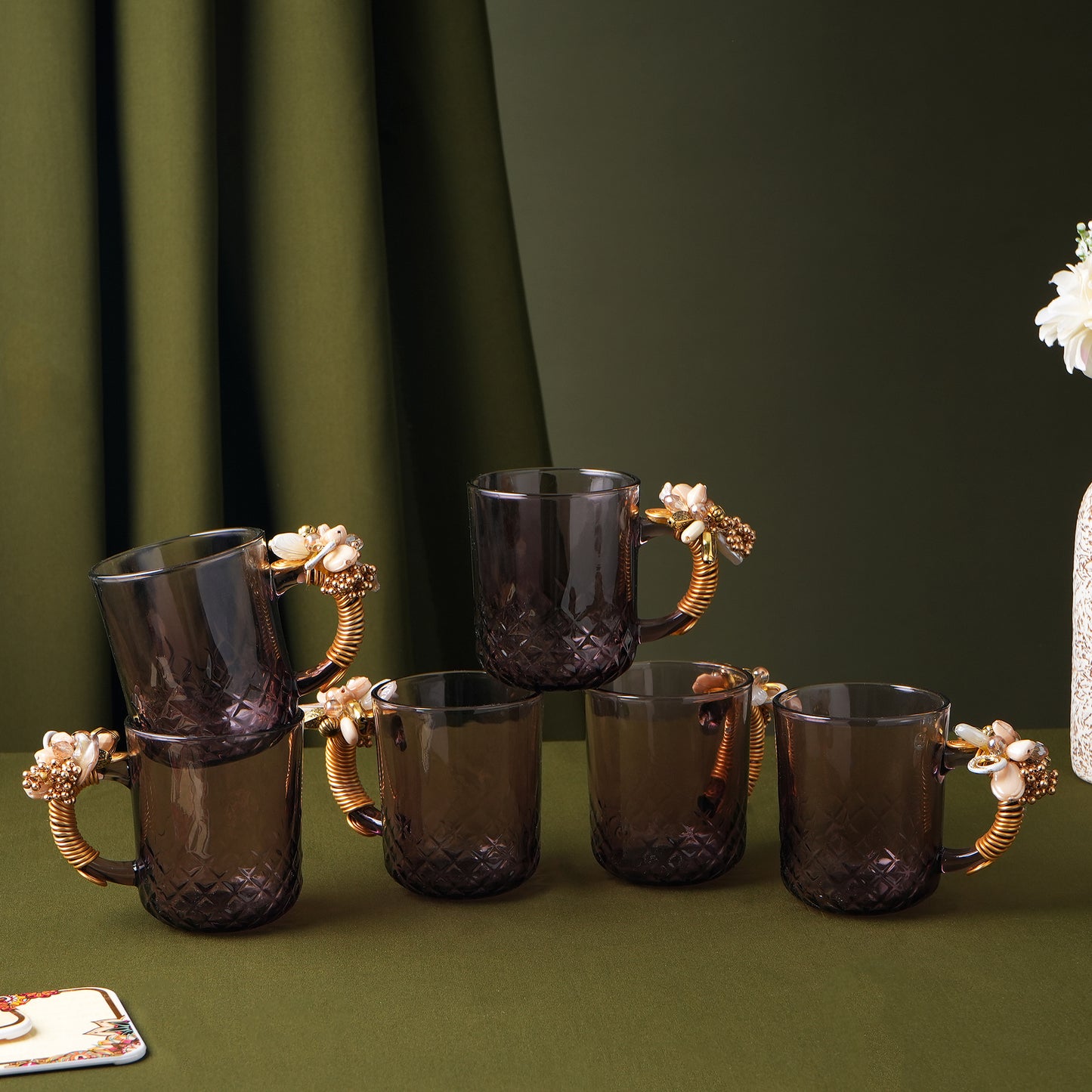 Premium Tea Cups (Set Of 6)