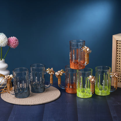 Premium Handcrafted Beer Mugs Set Of 6