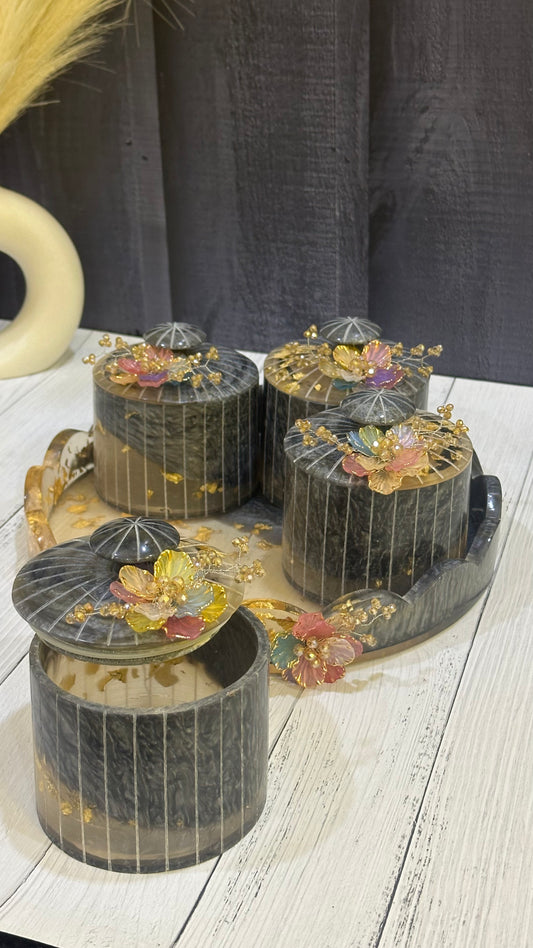 Dual Shade Dry Fruit Organiser